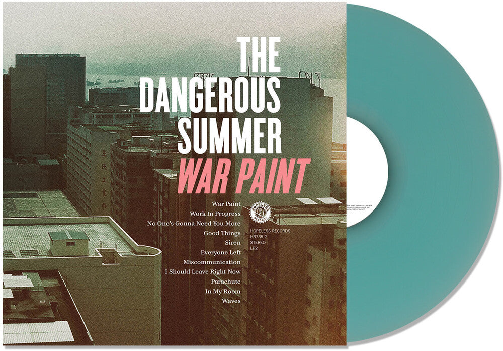 the album cover for Dangerous Summer - War Paint - Blue (Blue) [Colored Vinyl]