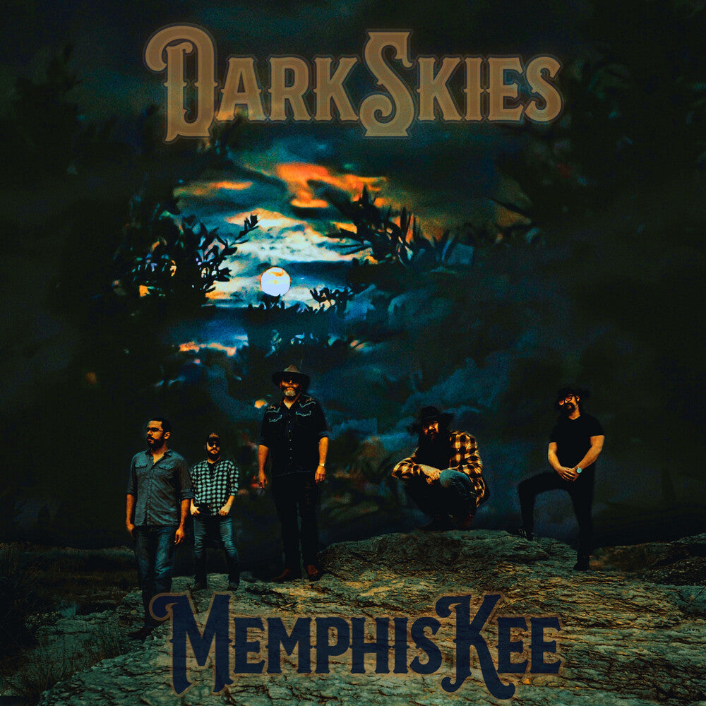 the album cover for Memphis Kee - Dark Skies