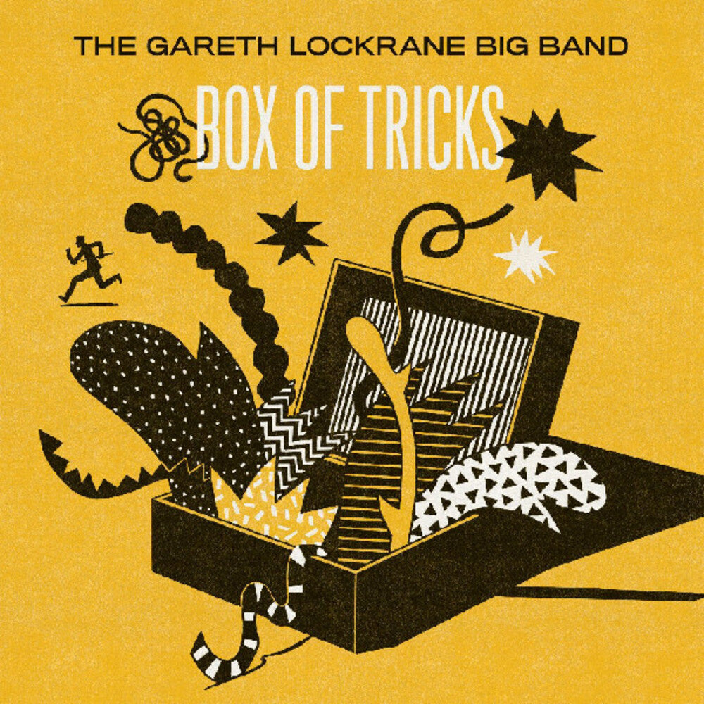 the album cover for Gareth Lockrane  Big Band - Box Of Tricks [Digipak]