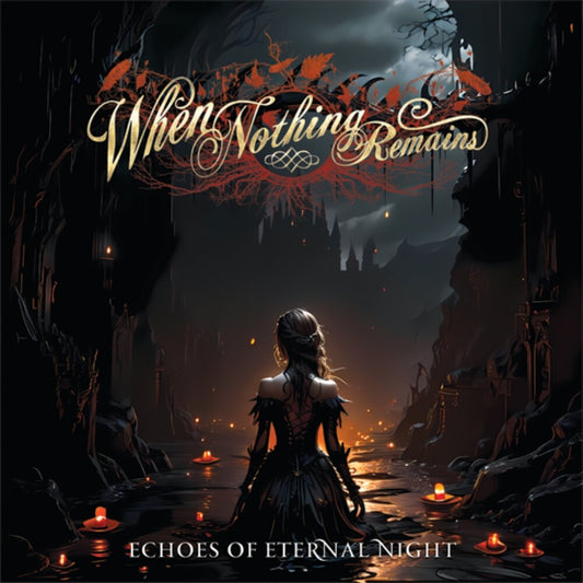the album cover for When Nothing Remains - Echoes Of Eternal Night [Clear Vinyl] [Limited Edition] (Red)