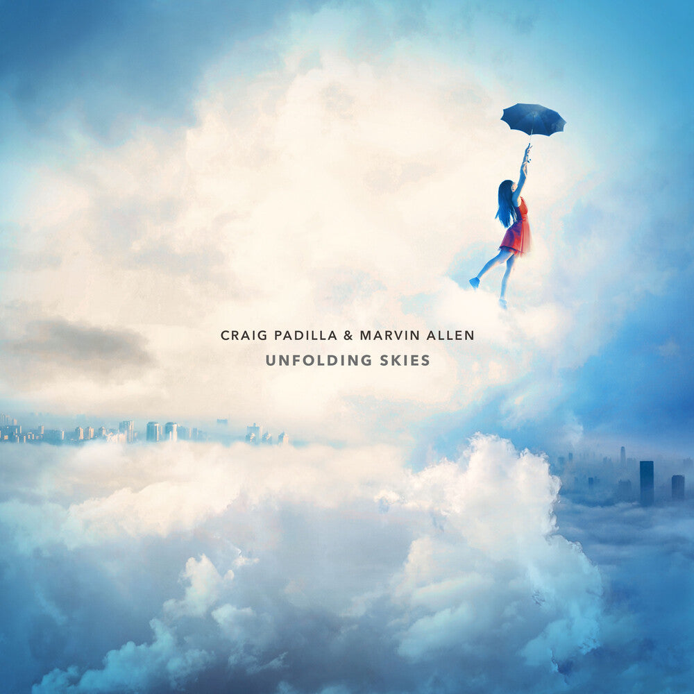 the album cover for Craig Padilla  / Allen Marvin - Unfolding Skies