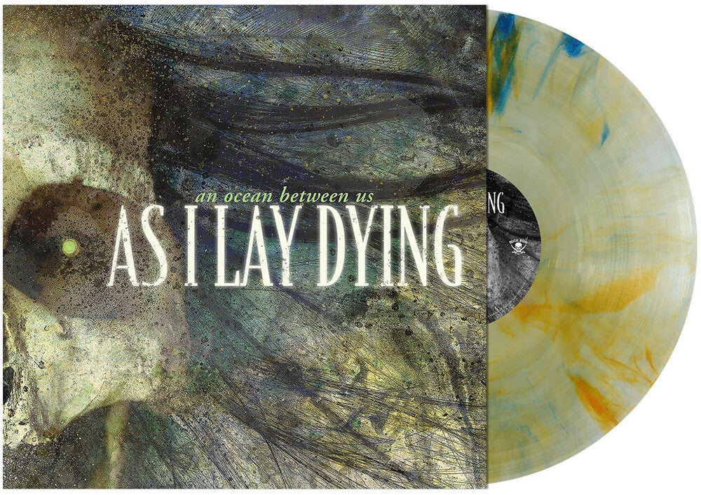 the album cover for As I Lay Dying - Ocean Between Us (Blue) [Colored Vinyl] (Ylw) (Smok)
