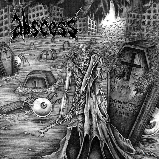the album cover for Abscess - Horrorhammer