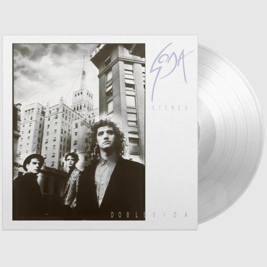 the album cover for Soda Stereo - Doble Vida [Clear Vinyl] [Limited Edition] [180 Gram] (Hol)