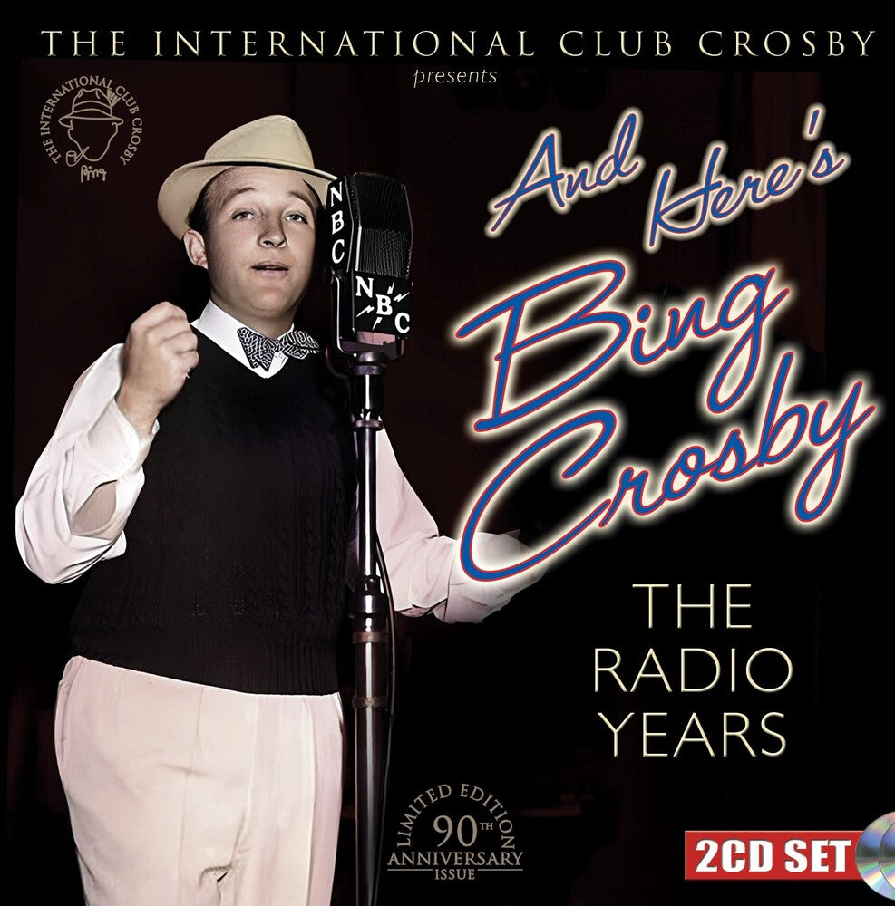 the album cover for Bing Crosby - Here's Bing Crosby: The Radio Years [Limited Edition] (Coll)