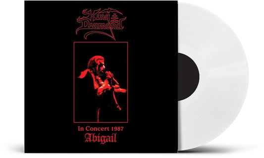the album cover for King Diamond - In Concert 1987 - Abigail - Uk Exclusive White