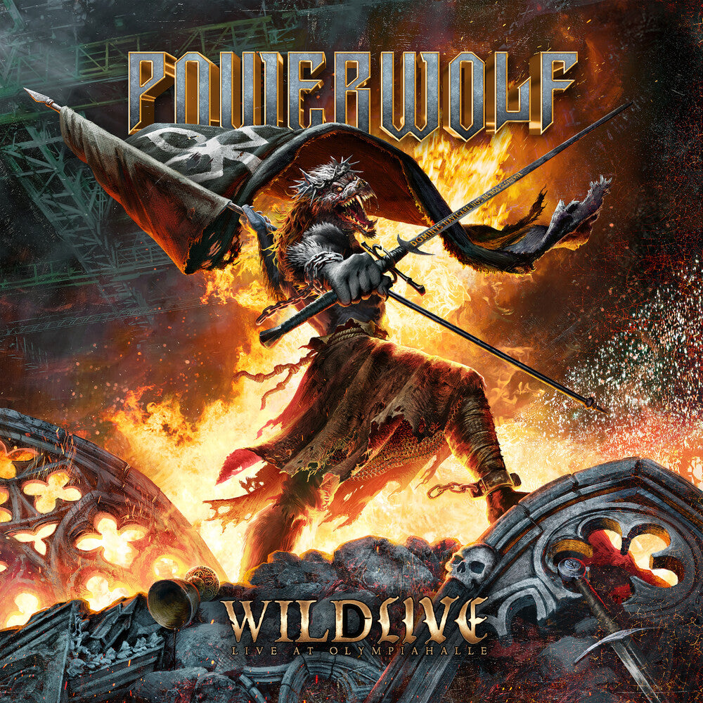the album cover for Powerwolf - Wildlive (Live at Olympiahalle)