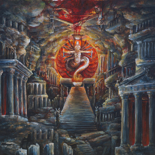 the album cover for Ensanguinate - Death Saturnalia