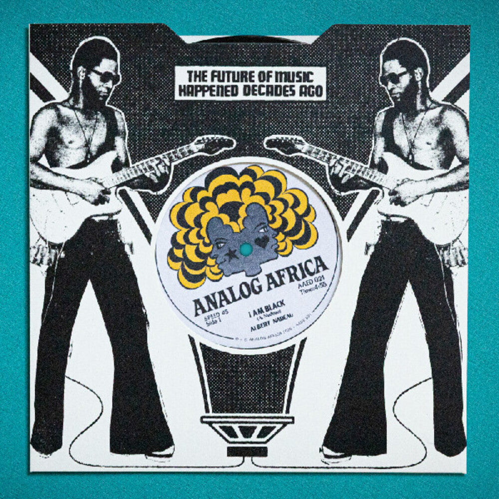the album cover for Am Black / Forward Ever (Analog Africa 45) / Var - Am Black / Forward Ever (Analog Africa 45) / Var