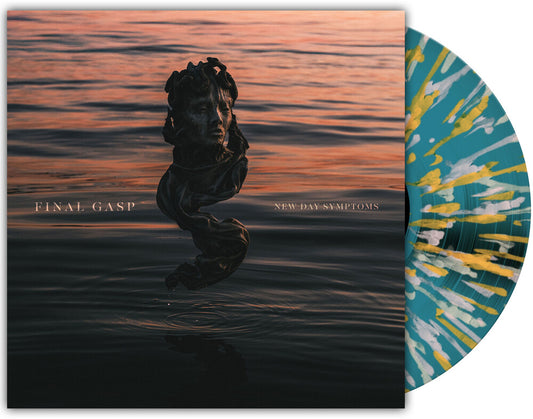 the album cover for Final Gasp - New Day Symptoms [Sea Blue with Splatter]