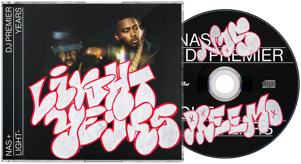 the album cover for Nas - Light-Years