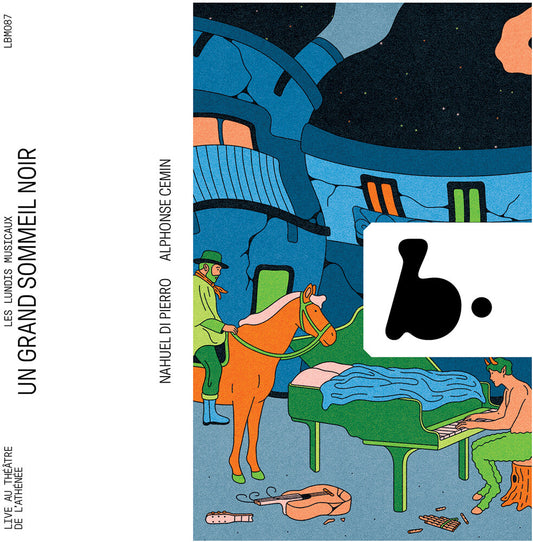 the album cover for Nahuel Pierro  Di - Un Grand Sommeil Noir (Live)
