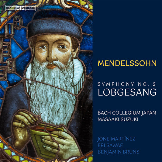the album cover for Bach Collegium Japan - Mendelssohn: Sym No. 2 Lobgesang