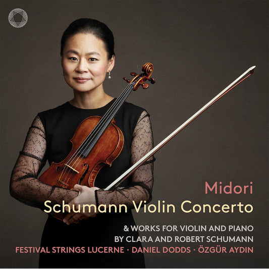 the album cover for Midori - Schumann: Vn Con & Works For Vn & Pno By Clara