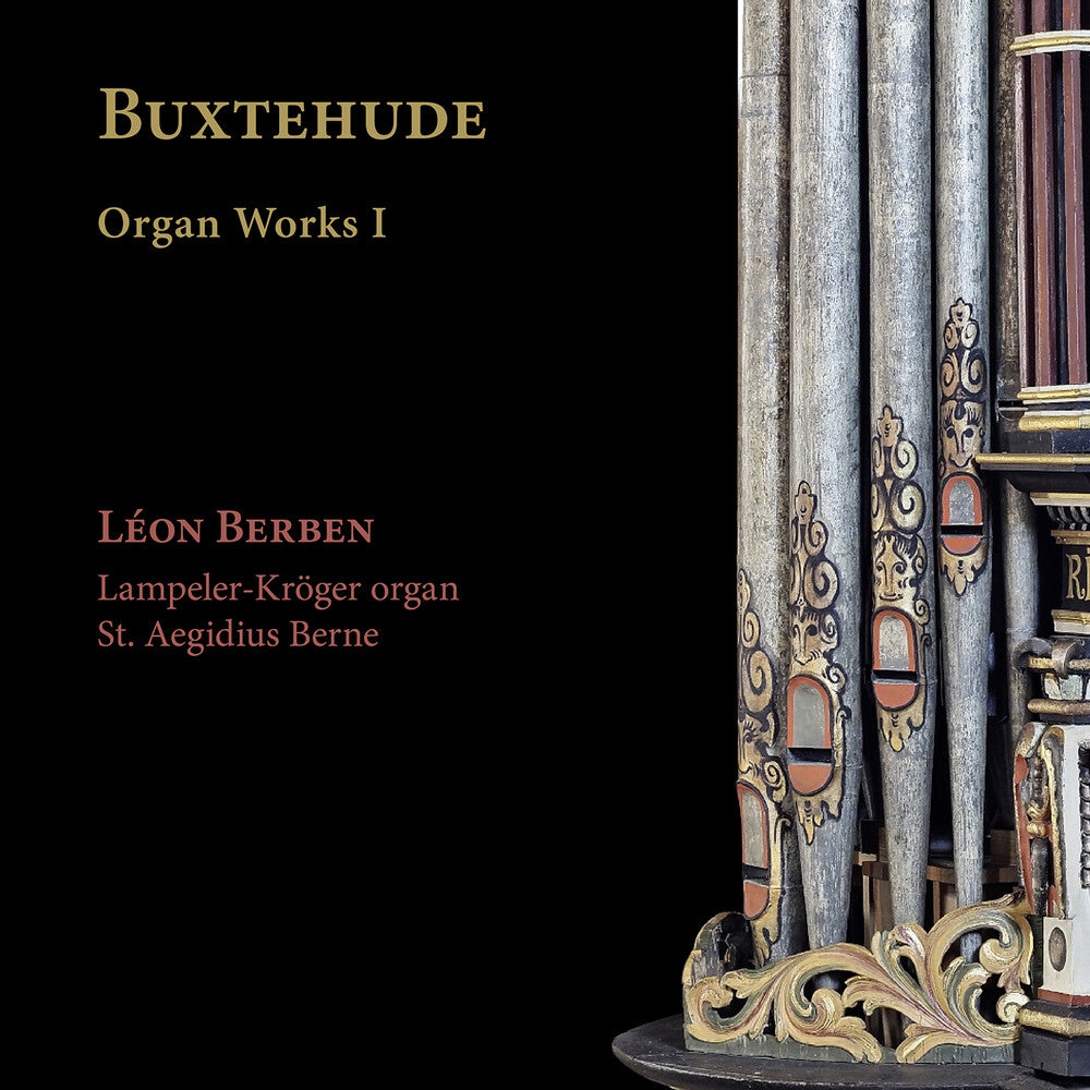 the album cover for Leon Berben - Buxtehude: Organ Works I