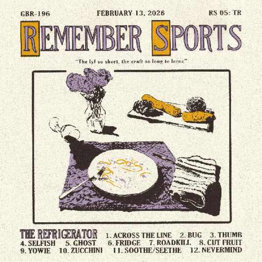 the album cover for Remember Sports - Refrigerator [Colored Vinyl] (Crem) [Indie Exclusive]