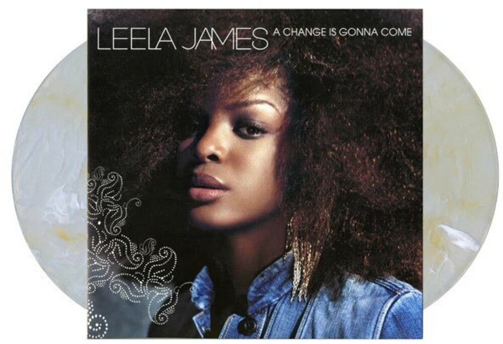 the album cover for Leela James - Change Is Gonna Come [Colored Vinyl] (Gol) (Wht)