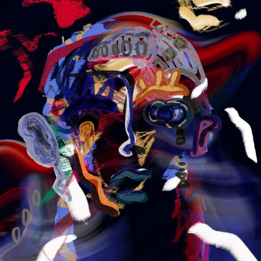 the album cover for Galdive - Blue (Blue) [Clear Vinyl] [With Booklet]