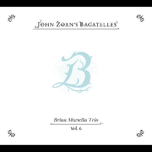 the album cover for John Zorn - Bagatelles Vol 6: Brian Marsella Trio