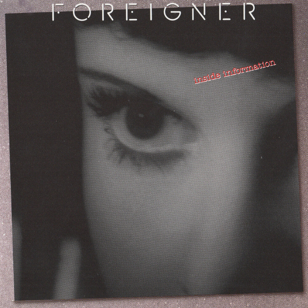 the album cover for Foreigner - Inside Information [Clear Vinyl] (Gate) [Limited Edition] (Red)