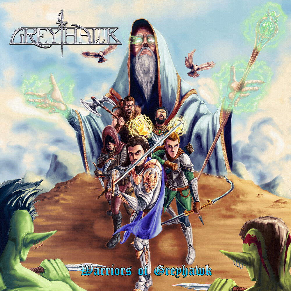 the album cover for Greyhawk - Warriors Of Greyhawk