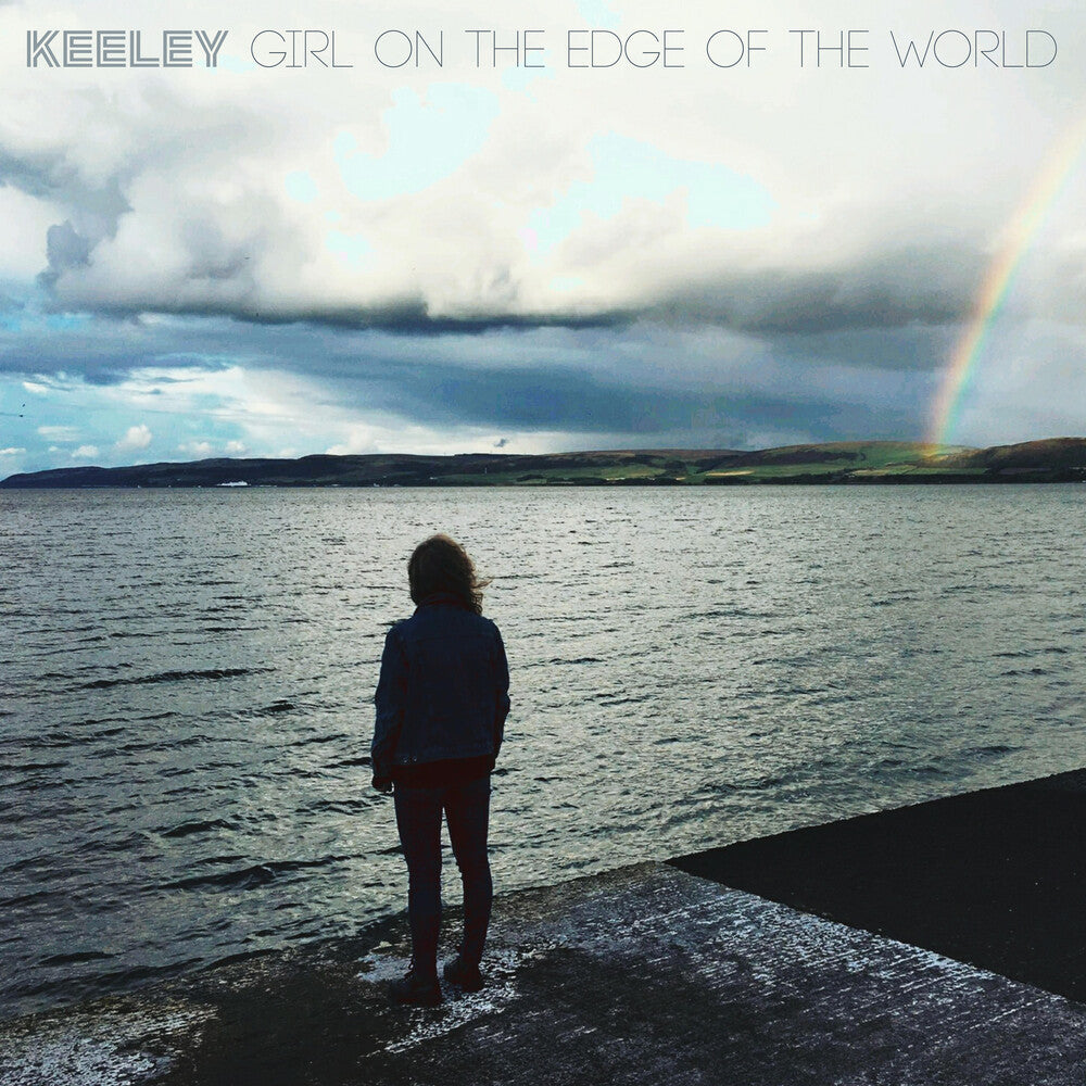 the album cover for Keeley - Girl On The Edge Of The World