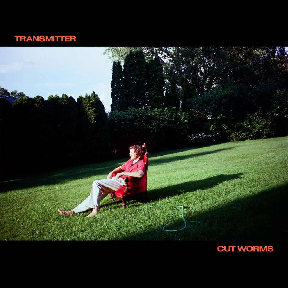 the album cover for Cut Worms - Transmitter [Clear Red Vinyl LP]