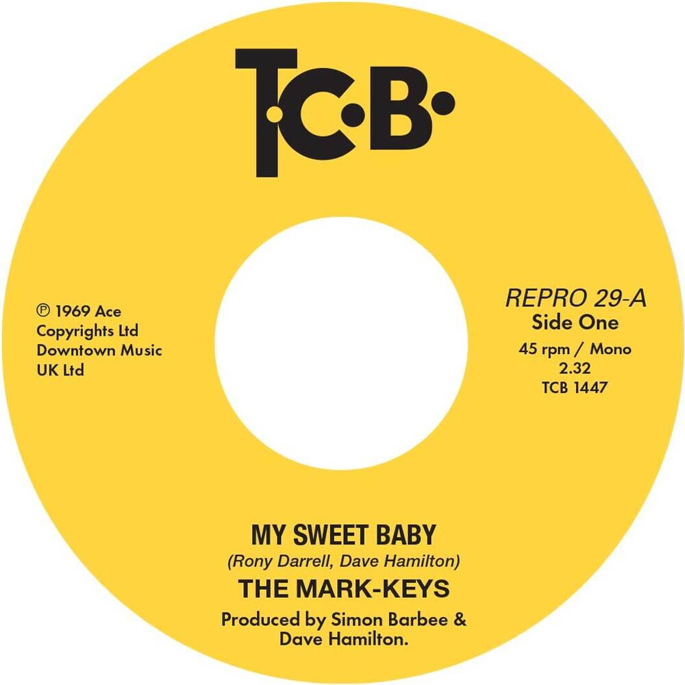 the album cover for Mark-Keys - My Sweet Baby / Heavenly Thing (Uk)