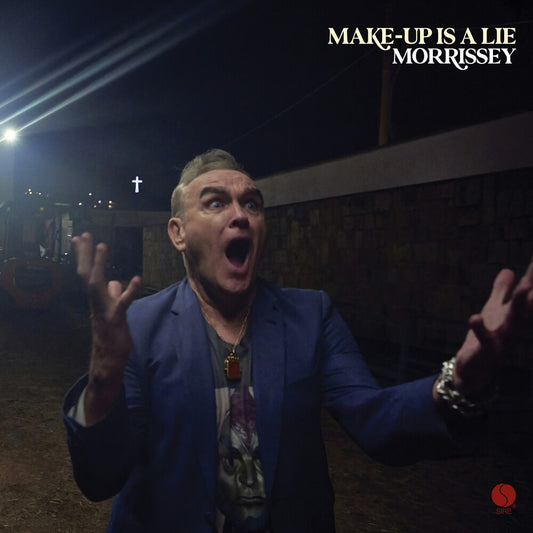 the album cover for Morrissey - Make-Up Is A Lie