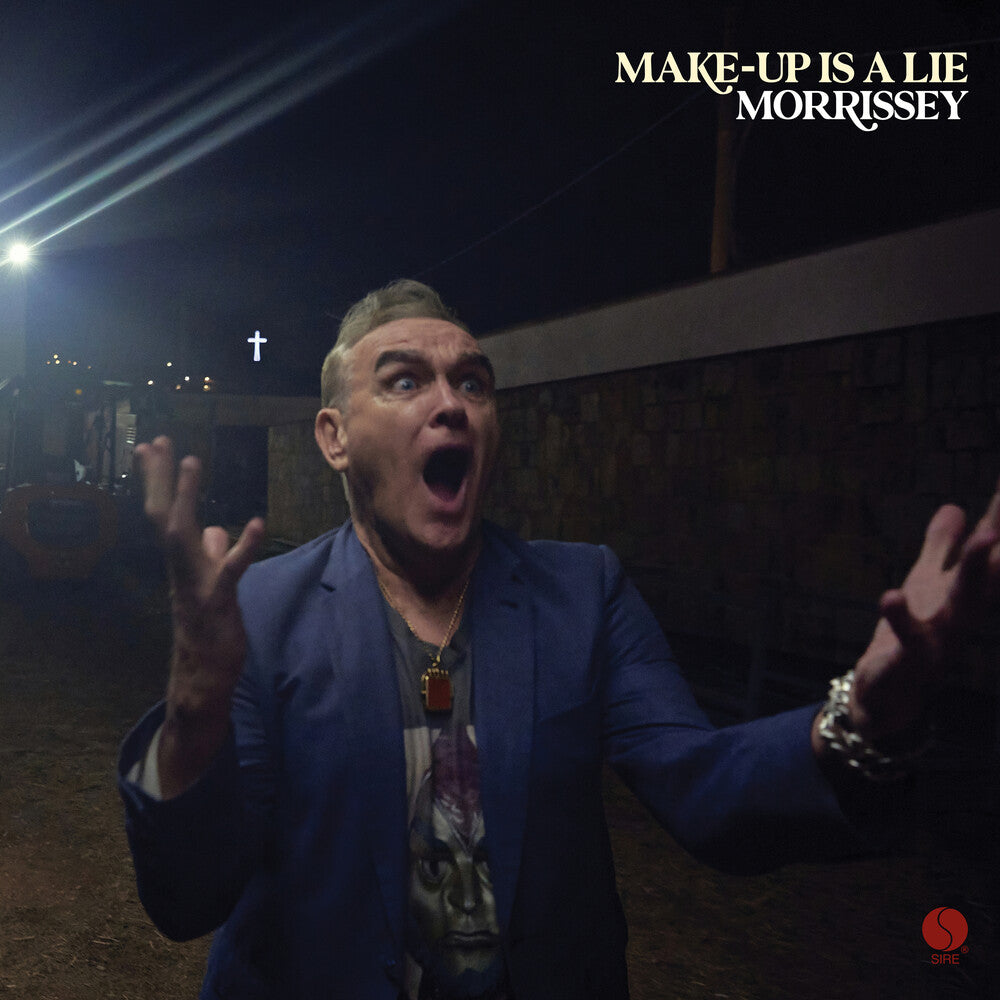 the album cover for Morrissey - Make-Up Is A Lie [Indie Exclusive Red]