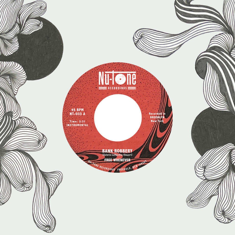 the album cover for Free Whenever - Bank Robbery / Day One [Indie Exclusive Clear]