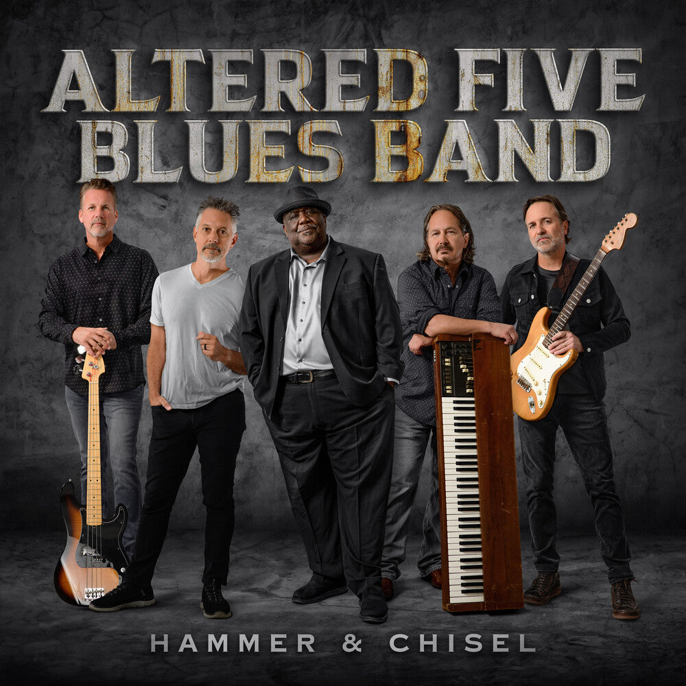 the album cover for Altered Five Blues Band - Hammer & Chisel [Colored Vinyl] (Slv)