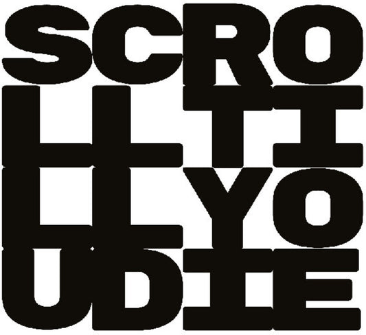 the album cover for Bogdan Raczynski - Scroll Till You Die (Wal)