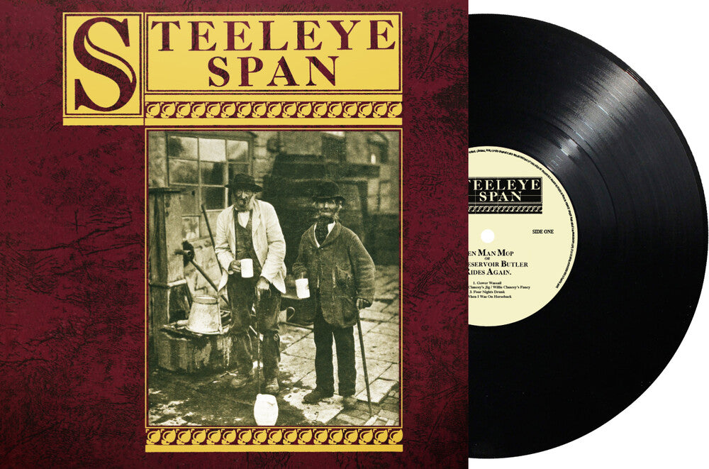 the album cover for Steeleye Span - Ten Man Mop Or Mr Reservoir Butler Rides Again