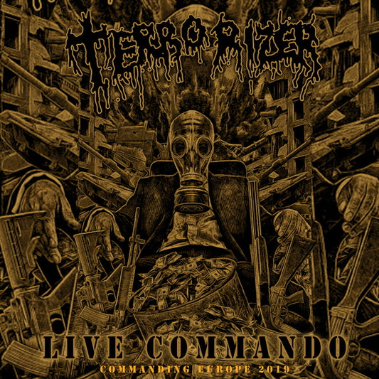 the album cover for Terrorizer - Live Commando