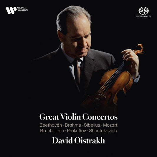 the album cover for David Oistrakh - Great Violin Concertos By Oistrakh