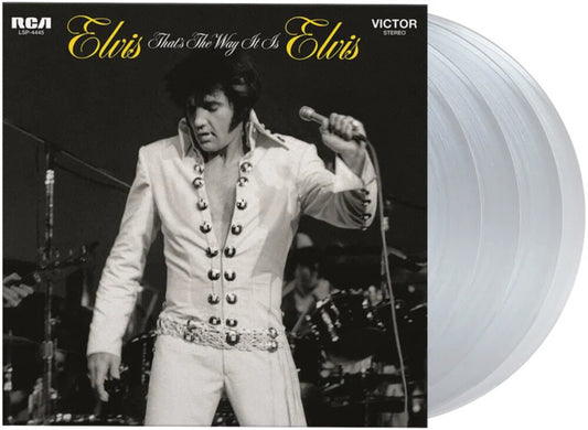 the album cover for Elvis Presley - That's The Way It Is (Box) [Clear Vinyl] [Limited Edition] [180 Gram]
