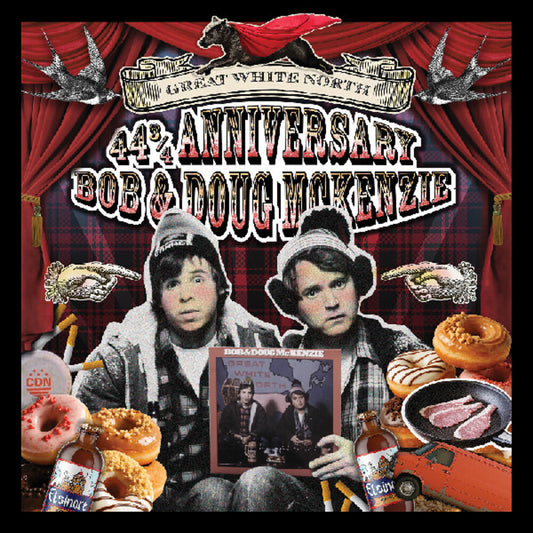 the album cover for Bob Mckenzie  & Doug - Great White North & Strange Brew 44 3/4