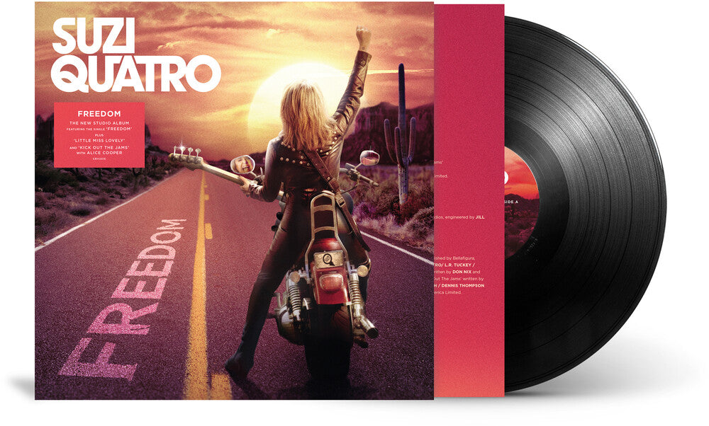 the album cover for Suzi Quatro - Freedom