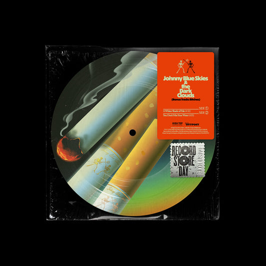 the album cover for Johnny Blue Skies &amp; The Dark Clouds - Castaways [Picture Disc] [RSD 2026]