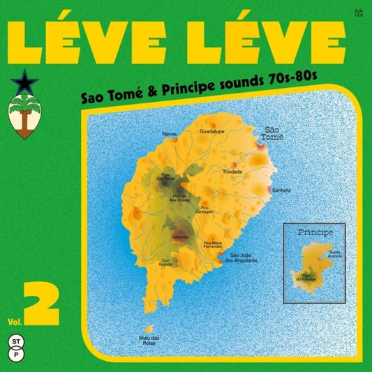the album cover for Leve Leve 2: Sao Tome & Principe Sounds 70s-80s - Leve Leve 2: Sao Tome & Principe Sounds 70s-80s