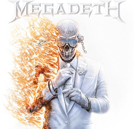 the album cover for Megadeth - Megadeth [Colored Vinyl] (Org) (Wht) [Indie Exclusive] (Mrb)