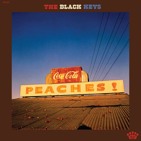 the album cover for The Black Keys - Peaches! [Indie Exclusive Bone]