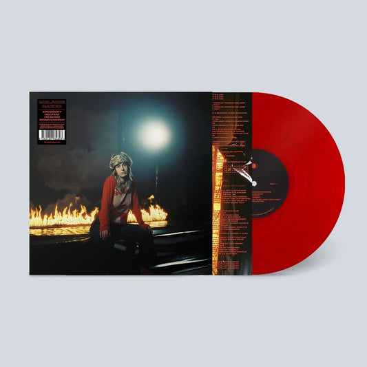 the album cover for Melanie Baker - Somebody Help Me, I'm Being Spontaneous [Colored Vinyl]