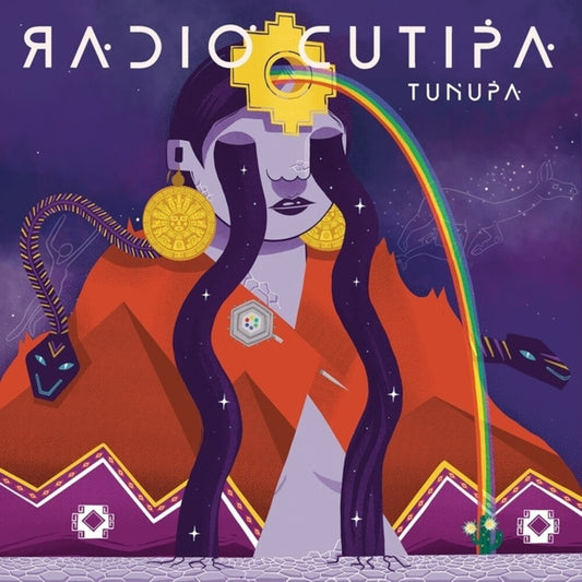 the album cover for Radio Cutipa - Tunupa [Colored Vinyl] (Gry) (Pnk) (Purp)