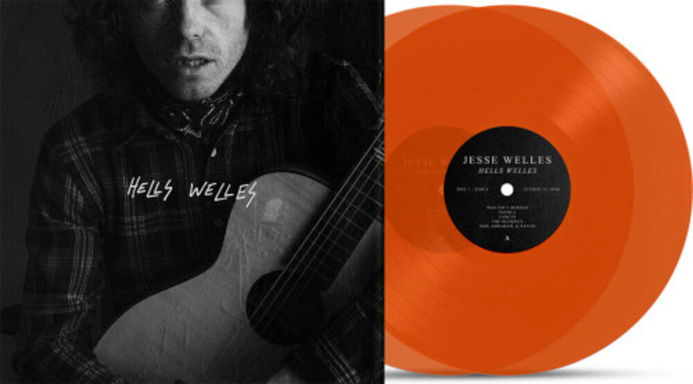 the album cover for Jesse Welles - Hells Welles [Indie Exclusive Orange]