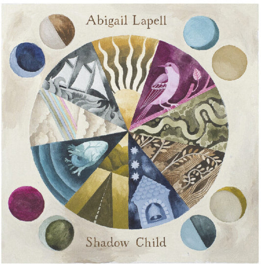 the album cover for Abigail Lapell - Shadow Child - Lavender Eco-Mix [Colored Vinyl] (Ecov)