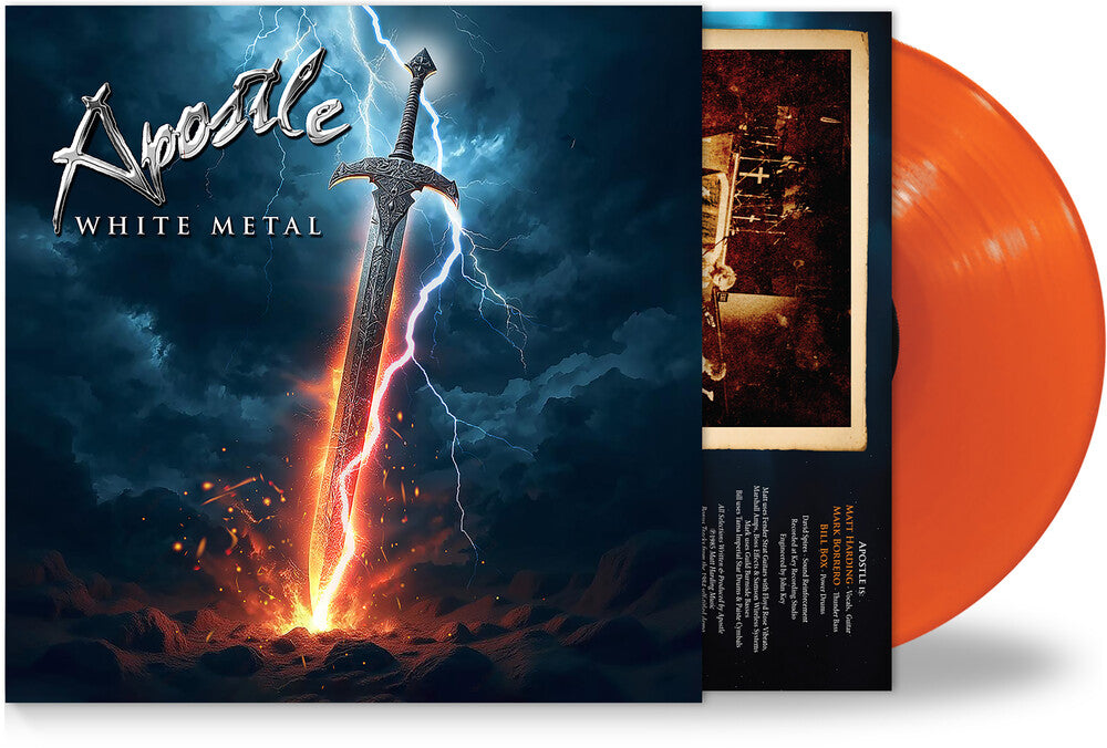 the album cover for Apostle - White Metal [Colored Vinyl] [Limited Edition]
