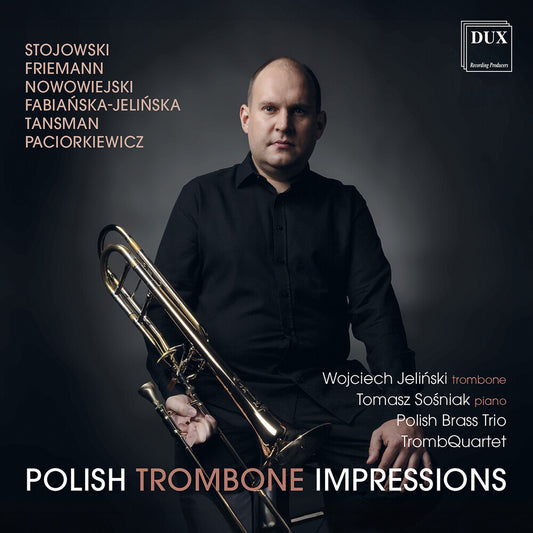 the album cover for Wojciech Jelinski - Polish Trombone Impressions