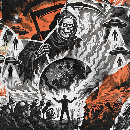 the album cover for Atreyu - End Is Not The End - Orange [Colored Vinyl] (Org)